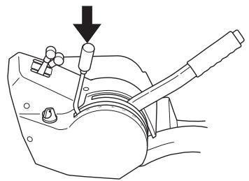 JONSERED FR 2216 FA2 4X4 - Lever de réglage de la hauteur de coupe - 1
