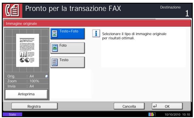 OLIVETTI D-COPIA 6500MF - Selezionare l'immagine originale - 1