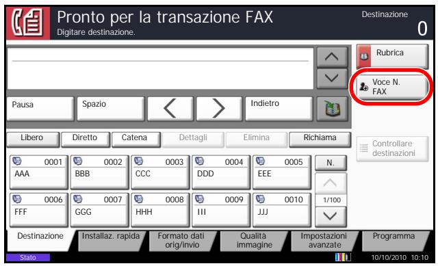 OLIVETTI D-COPIA 6500MF - Selezione della destinazione - 1