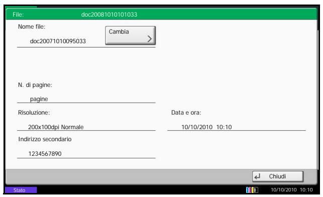 OLIVETTI D-COPIA 6500MF - Verifica dei dettagli e rinomina dei file - 2