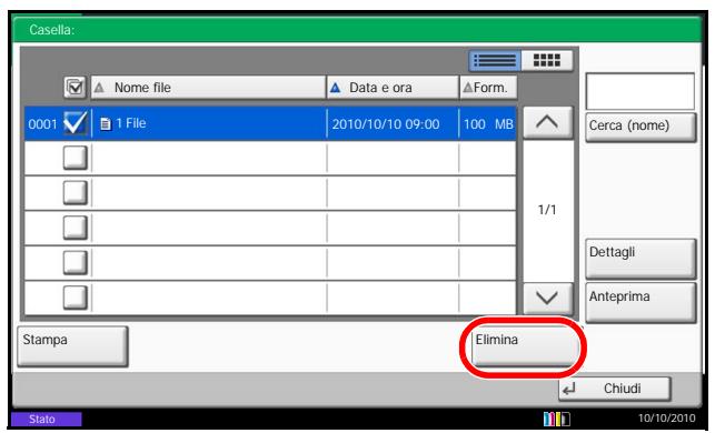 OLIVETTI D-COPIA 6500MF - Eliminazione di documenti da una casella FAX - 1