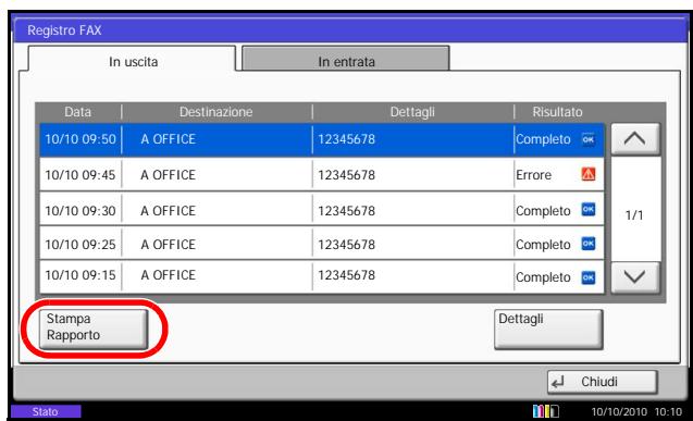 OLIVETTI D-COPIA 6500MF - Stampa dei rapporti delle attività - 1