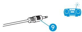 SENNHEISER PX 210 BT - Raccorder le cable audio - 1