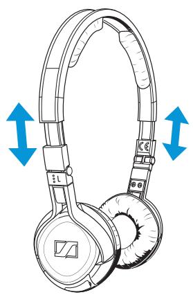 SENNHEISER PX 210 BT - Raccorder le cable de recharge au bloc secteur, à un ordinateur ou à autres apparèils USB - 3