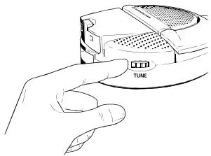 SENNHEISER RS 80 - Adjusting the receiver channel - 1