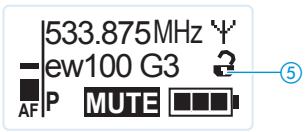 SENNHEISER SKP 100 G3 - Si I'un des affichages standard est affiché ... - 1