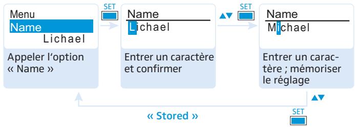 SENNHEISER SKP 100 G3 - Saisir un nom - « Name » - 1
