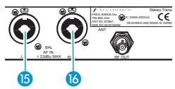 SENNHEISER SR 2000 IEM - Raccorder les antennes à l'avant du rack. - 7