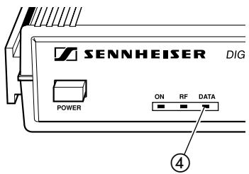 SENNHEISER WIRELESS DIGITAL - Indicadores en el receptor EM 1090 DIGITAL - 3