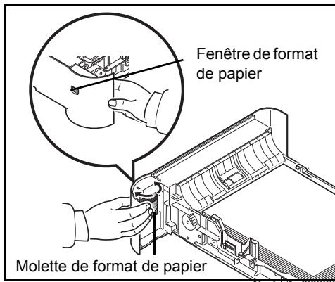 KYOCERA FS-2100DN - Chargement de papier dans le bac - 5