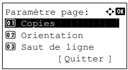 KYOCERA FS-2100DN - Param. page (définition de la pagination) - 1