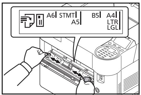 KYOCERA FS-2100DN - Chargement d'enveloppes dans le bac MF - 4