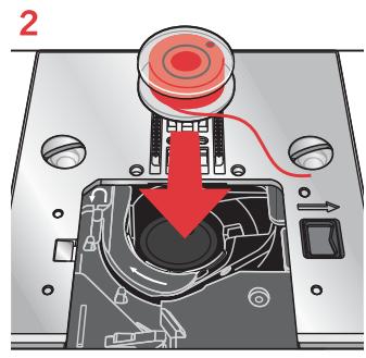 PFAFF SMARTER 260C ELECTRONIQUE - Mise en place de la canette - 2