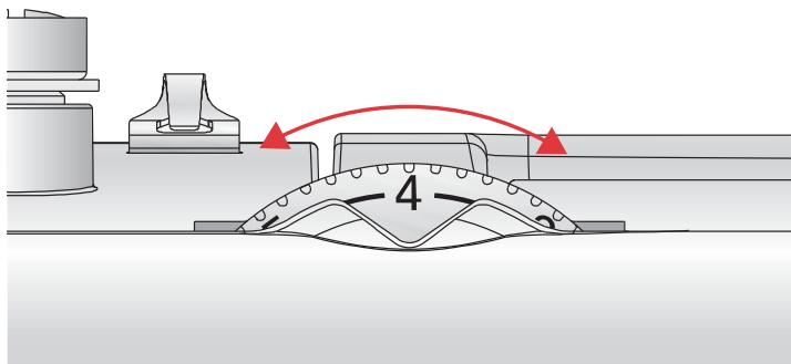 PFAFF SMARTER 260C ELECTRONIQUE - Tension du fil - 1