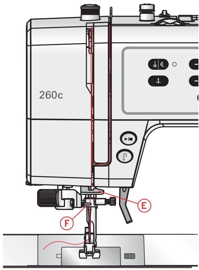PFAFF SMARTER 260C ELECTRONIQUE - Broche porte-bobine principale - 5