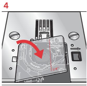 PFAFF SMARTER 260C ELECTRONIQUE - Mise en place de la canette - 4