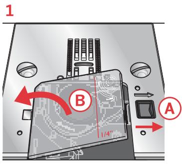 PFAFF SMARTER 260C ELECTRONIQUE - Mise en place de la canette - 1