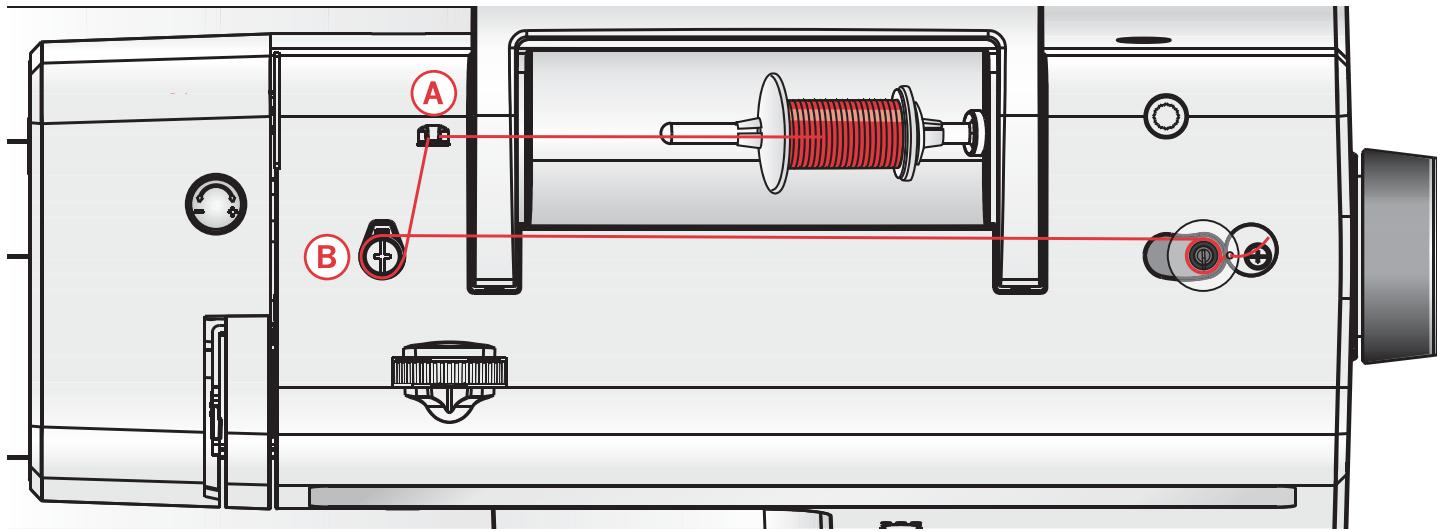 PFAFF SMARTER 260C ELECTRONIQUE - Bobinage de canette - 1