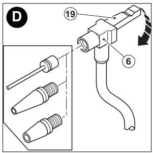 BLACK & DECKER BLACK & DECKER ASI500 - FITTING THE ACCESSORIES - FIGURES D,E,F &amp; G - 1