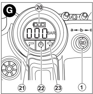 BLACK & DECKER BLACK & DECKER ASI500 - OPERACION DEL INFLADOR - FIGURA G - 1