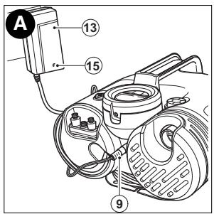 BLACK & DECKER BLACK & DECKER ASI500 - CHARGING THE BATTERY - FIGURE A - 4