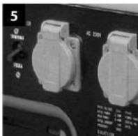 MAC ALLISTER MAC 2400 MI - DISJONCTEUR DE PROTECTION DESURCHARGE AC - 1
