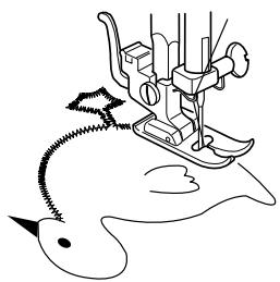 JANOME MELODY 41 - Le point pour appliques - 1