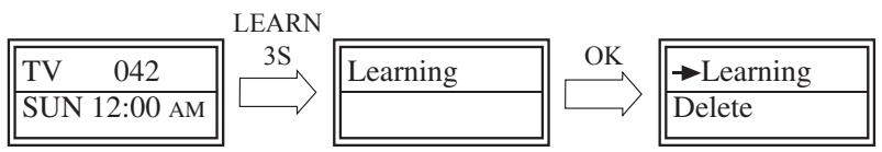 SUPPORTPLUS SP URC F17C LE - Alle erlernten Funktionenlöschen - 1