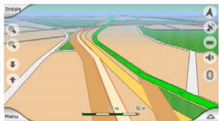 CLARION MAP 690 & MAP690 - Le trajet actif de l'itinéraire - 1