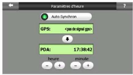 CLARION MAP 690 & MAP690 - Synchronisation de l'heure - 1