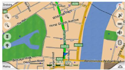 CLARION MAP 690 & MAP690 - Niveau de zoom - 1