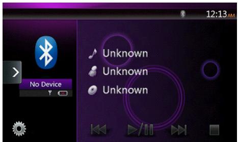 CLARION NX403EV - Selecting the Bluetooth Audio mode - 1