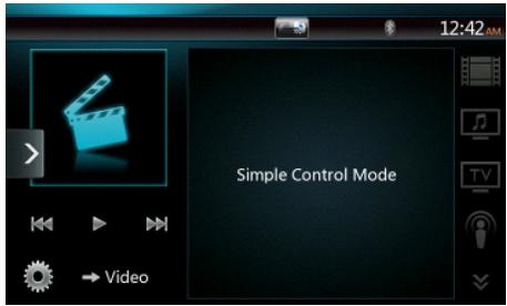 CLARION NX403EV - iPod Video Simple Control Mode Screen - 2