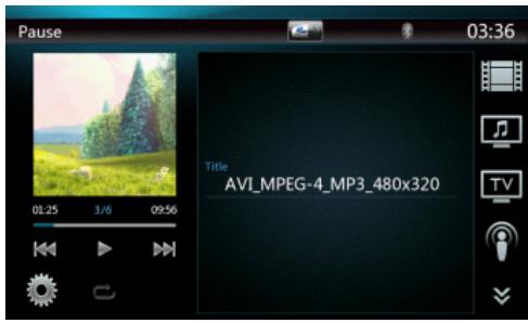 CLARION NX403EV - iPod Video Rear Source ID3 Mode - 1