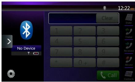CLARION NX403EV - Select the BT Phone mode - 1