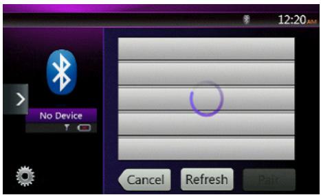 CLARION NX403EV - Registering your Bluetooth audio player (Pairing) - 3