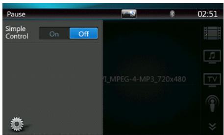 CLARION NX403EV - iPod Video Simple Control Mode Screen - 1