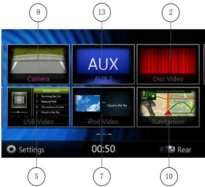 CLARION NX403EV - MAIN MENU - 2