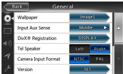 CLARION NX403EV - General Setup Menu - 3