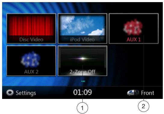 CLARION NX403EV - Rear Source Operations - 1