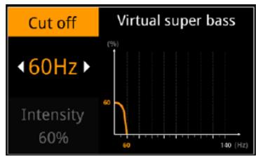 PARROT ASTEROID MINI FR - Utiliser l'effet Virtual Super Bass - 1