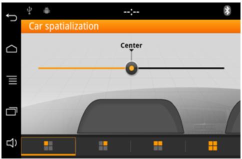 PARROT ASTEROID SMART - Utiliser la fonction Car spatialization - 1