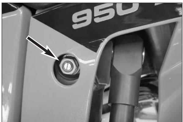 KTM 950 ADVENTURE - Réglage de la détente de la fourche - 2