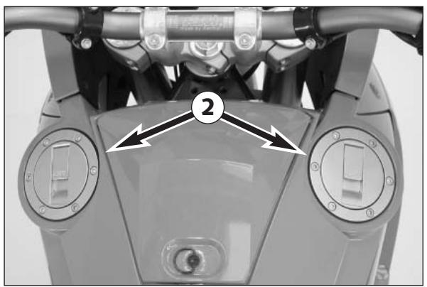 KTM 950 ADVENTURE - Bouton d'arrêt d'urgence, contacteur électrique, bouton de démarreur - 2
