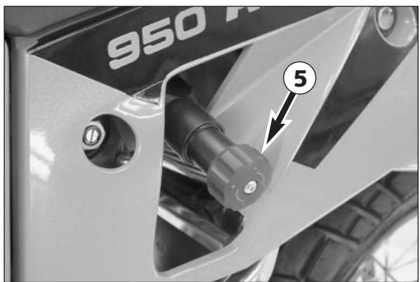 KTM 950 ADVENTURE - Réglage de la détente de la fourche - 5