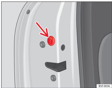 SEAT LEON 3 - Verrouillage d'urgence de la porte du passager - 1