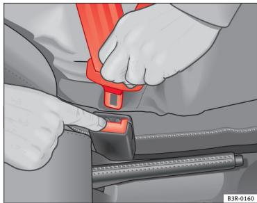 SEAT LEON 3 - Retrait de la ceinture de sécurité - 1