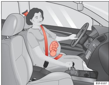 SEAT LEON 3 - Les femmes enceintes doivent, elles aussi, ajuster correctement leur ceinture de sécurité - 1