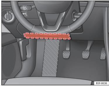 SEAT LEON 3 - Airbag de genoux\* - 1