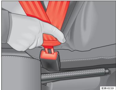 SEAT LEON 3 - Réglage de la ceinture de sécurité - 1